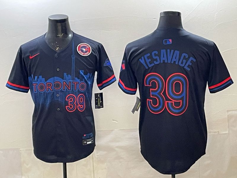 Men 2025 Toronto Blue Jays #39 Yesavage blue Game Nike MLB Jersey style 044->->